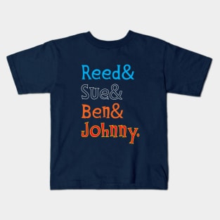 FF Heroes List (Variant) Kids T-Shirt